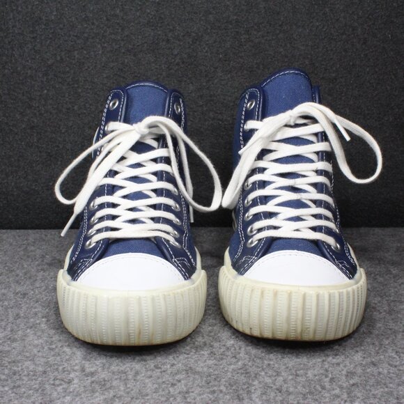 PF Flyers Made in USA Center HI Blue High Tops Mens Size 7 (6.5) Womens 9 (8.5) - Picture 3 of 12